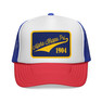 Alpha Kappa Psi Tail Patch Design Trucker Hats