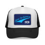 Sigma Tau Gamma Tail Patch Design Trucker Hats