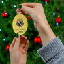 Alpha Phi Omega Holiday Crest Oval Ornaments