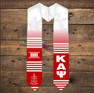 Divine 9 Greek  Kente Look Stole - Graduation Stole