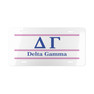 DELTA GAMMA LETTERED LINES LICENSE COVERS - Custom