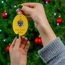 Delta Tau Delta Holiday Crest Oval Ornaments