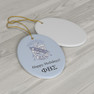 Phi Beta Sigma Holiday Crest Oval Ornaments