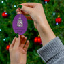 Pi Sigma Epsilon Holiday Crest Oval Ornaments