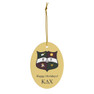 Kappa Delta Chi Holiday Crest Oval Ornaments