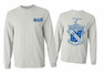 Printify Phi Delta Theta World Famous Crest Long Sleeve T-Shirt 
