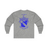 Printify Phi Delta Theta World Famous Crest Long Sleeve T-Shirt 