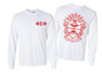 Printify Phi Sigma Phi World Famous Crest Long Sleeve T-Shirt 