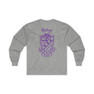 Printify Phi Sigma Pi World Famous Crest Long Sleeve T-Shirt 