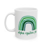 Alpha Epsilon Phi Rainbow Coffee Mugs