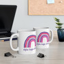 Alpha Kappa Delta Phi Rainbow Coffee Mugs