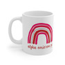 Alpha Omicron Pi Rainbow Coffee Mugs