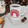Alpha Sigma Alpha Rainbow Coffee Mugs