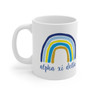 Alpha Xi Delta Rainbow Coffee Mugs