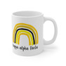 Kappa Alpha Theta Rainbow Coffee Mugs