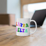 Kappa Delta Sorority Rainbow Text Coffee Mug