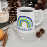 Delta Delta Delta Rainbow Coffee Mug