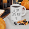 Alpha Omicron Pi MOD Coffee Mug