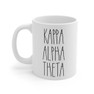 Kappa Alpha Theta MOD Coffee Mug