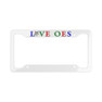 Love Order Of The Eastern Star License Plate Frames