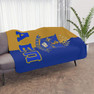 Printify Alpha Epsilon Pi Two Tone Sherpa Blanket 