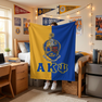 Alpha Kappa Psi Two Tone Sherpa Blanket