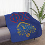Chi Phi Two Tone Sherpa Blanket