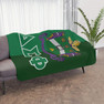 Printify Delta Sigma Phi Two Tone Sherpa Blanket