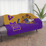 Printify Delta Sigma Pi Two Tone Sherpa Blanket 