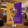 Delta Sigma Pi Two Tone Sherpa Blanket