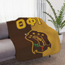 Printify Iota Phi Theta Two Tone Sherpa Blanket