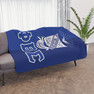 Phi Beta Sigma Two Tone Sherpa Blanket