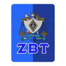 Printify Zeta Beta Tau Two Tone Sherpa Blanket 