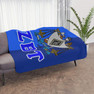 Printify Zeta Beta Tau Two Tone Sherpa Blanket 