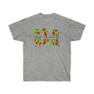 Alpha Chi Omega Floral Big Lettered T-Shirts