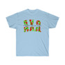 Alpha Chi Omega Floral Big Lettered T-Shirts