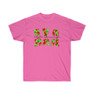 Alpha Chi Omega Floral Big Lettered T-Shirts