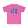 Alpha Delta Pi Floral Big Lettered T-Shirts