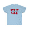 Gamma Sigma Sigma Floral Big Lettered T-Shirts