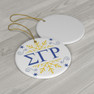 Sigma Gamma Rho Holiday Color Snowflake Christmas Ornaments