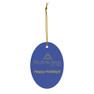 Phi Sigma Sigma Holiday Color Mascot Christmas Ornaments