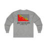Greekgear Phi Sigma Phi Flag Long Sleeve T-Shirt 