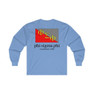 Greekgear Phi Sigma Phi Flag Long Sleeve T-Shirt 