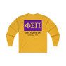 Phi Sigma Pi Flag Long Sleeve T-Shirt