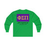 Phi Sigma Pi Flag Long Sleeve T-Shirt