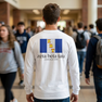 Zeta Beta Tau Flag Long Sleeve T-Shirt