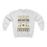 Printify Acacia Ugly Christmas Sweater Crewneck Sweatshirts 