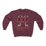Printify Alpha Chi Rho Ugly Christmas Sweater Crewneck Sweatshirts 