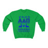 Printify Alpha Delta Pi Ugly Christmas Sweater Crewneck Sweatshirts 