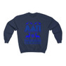 Printify Alpha Delta Pi Ugly Christmas Sweater Crewneck Sweatshirts 